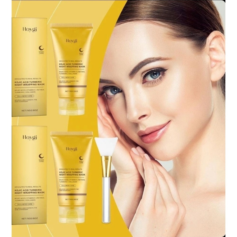 Hoygi Kojic Acid And Turmeric Mask 2 pack